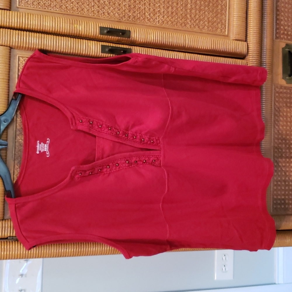 Dressbarn size 22/24 red tank top
